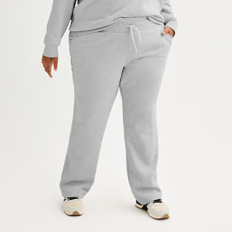 Tek Gear レディース ボトムス カジュアルパンツ プラスサイズ フリース Plusize Tek Gear Ultrasoft Fleece Pants Dark Frost Heather ヘザー