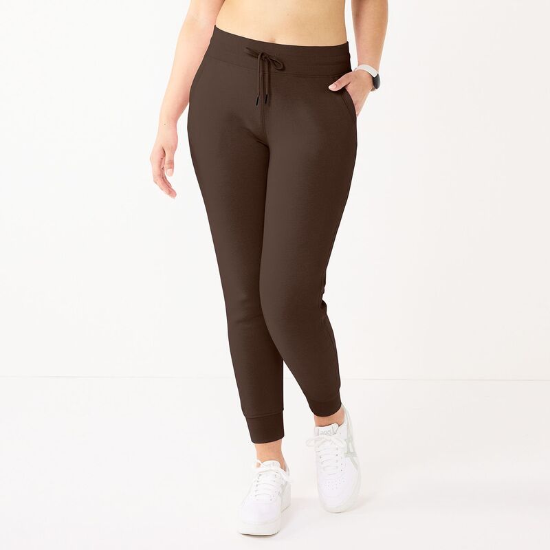 Tek Gear レディース ボトムス カジュアルパンツ フリース Women's Tek Gear Ultrasoft Fleece Jogger Pants Birk Brown ブラウン