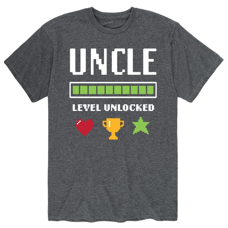 アニメキャラクター メンズ トップス Tシャツ Licensed Character Men's Unclevel Unlocked Tee Gray グレー