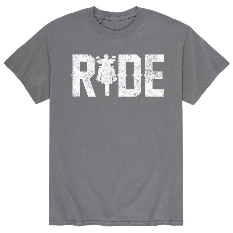 アニメキャラクター メンズ トップス Tシャツ Licensed Character Men's Ride Motorcycle Tee Gray グレー