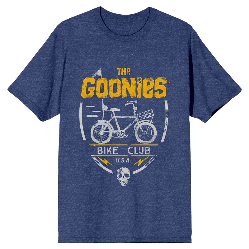 アニメキャラクター メンズ トップス Tシャツ Licensed Character Men's The Goonies Movie Bike Club Tee Grey グレー