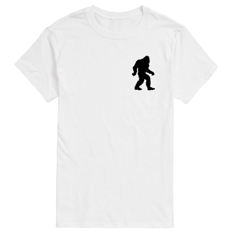 アニメキャラクター メンズ トップス Tシャツ グラフィック Licensed Character Men'sasquatch Silhouette Graphic Tee White ホワイト