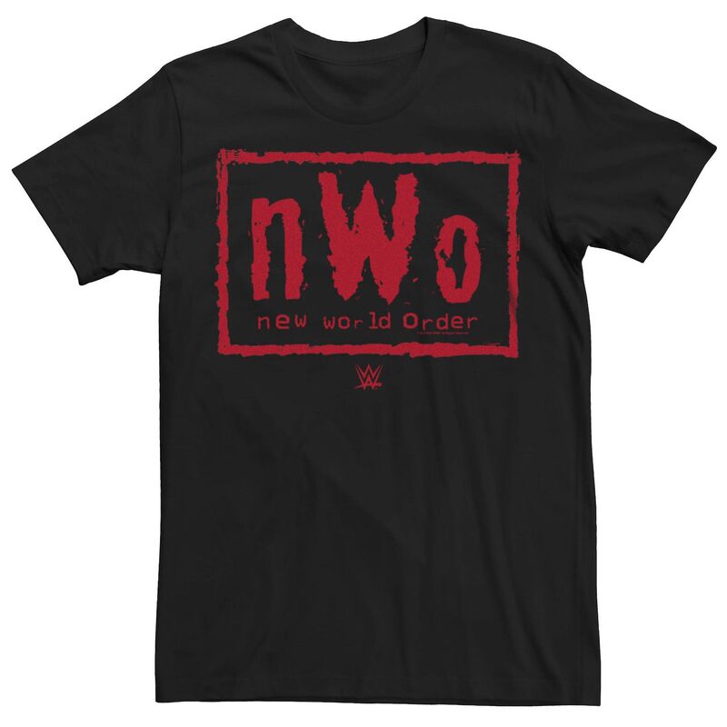 アニメキャラクター メンズ トップス Tシャツ トール グラフィック Licensed Character Big & Tall WWE Team Neworld Order Graphic Tee Black ブラック
