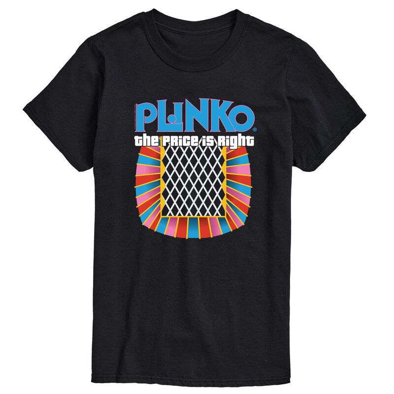 アニメキャラクター メンズ トップス Tシャツ Licensed Character Men's Price Is Right Plinko Tee Black ブラック