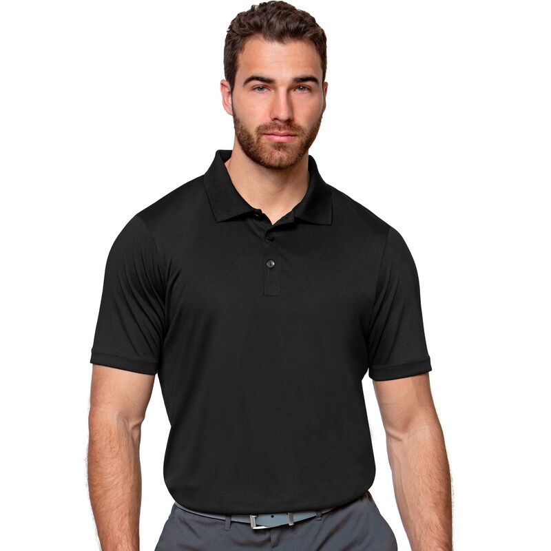 アンティグア メンズ トップス Tシャツ ポロシャツ Men's Antigua Flex Golf Polo Black ブラック