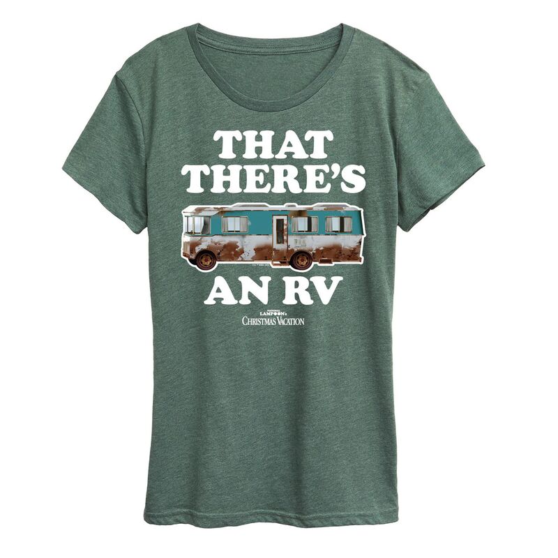 アニメキャラクター レディース トップス Tシャツ グラフィック Licensed Character Women's Nationalampoon's Christmas Vacation RV Tee Graphic Tee Green グリーン