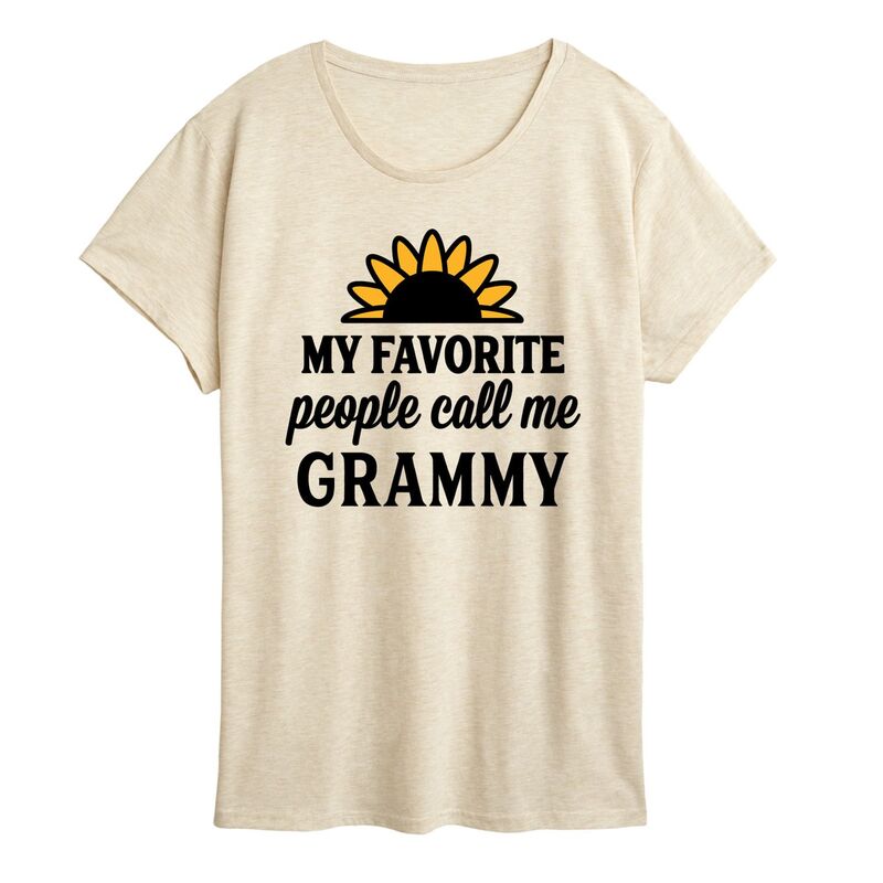 アンブランデッド レディース トップス Tシャツ グラフィック Unbranded Women's Favorite People Call Me Grammy Graphic Tee Beige ベージュ