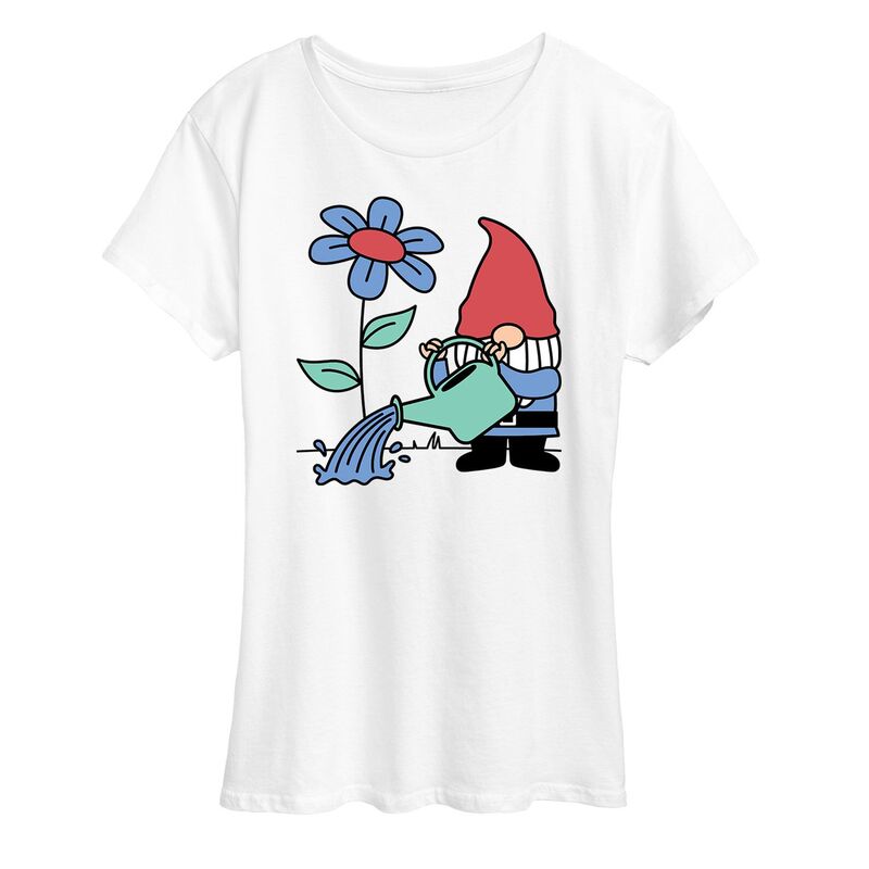 アンブランデッド レディース トップス Tシャツ グラフィック Unbranded Women's Gardeningnome Graphic Tee White ホワイト