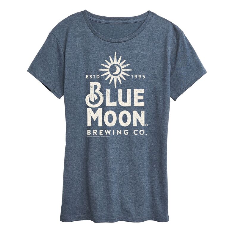 アニメキャラクター レディース トップス Tシャツ グラフィック Licensed Character Women's Blue Moon Stacked Graphic Tee Heather Blue ヘザー