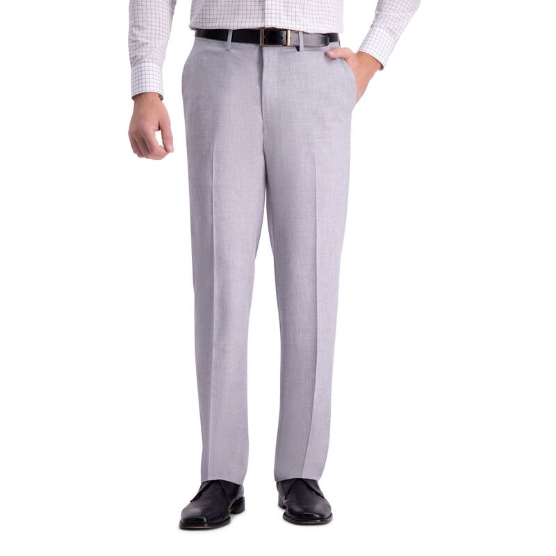 ハガー メンズ ボトムス カジュアルパンツ Men ’ s J.M. HaggarR Premium Flex-Waistraight-Fit 4-Way Stretch Flat-Front Dress Pants Light Gray グレー|ReVida 店