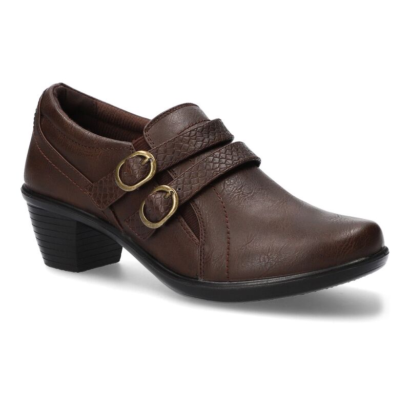 イージーストリート レディース シューズ ブーツ・レインブーツ アンクル Easy Street Stroll Women Ornamented Ankle Boots Brown ブラウン