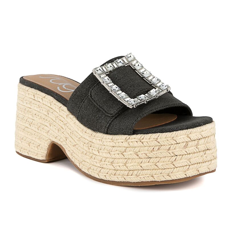 シュガー レディース シューズ サンダル sugaremote Women's Rhinestonespadrille Sandals Black ブラック