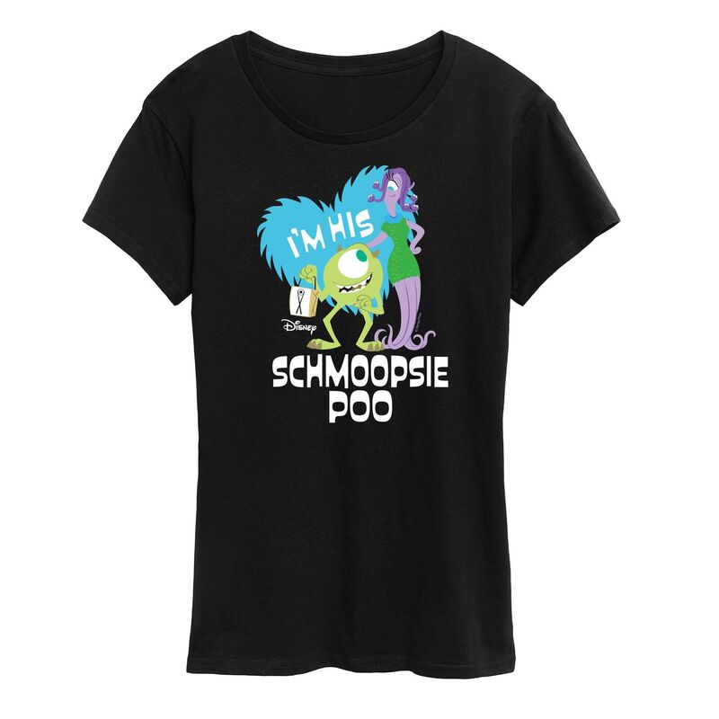 ディズニー ピクサー レディース トップス Tシャツ グラフィック Disney / Pixar's Monsters Inc. Women'schmoopsie Poo Graphic Tee Black ブラック