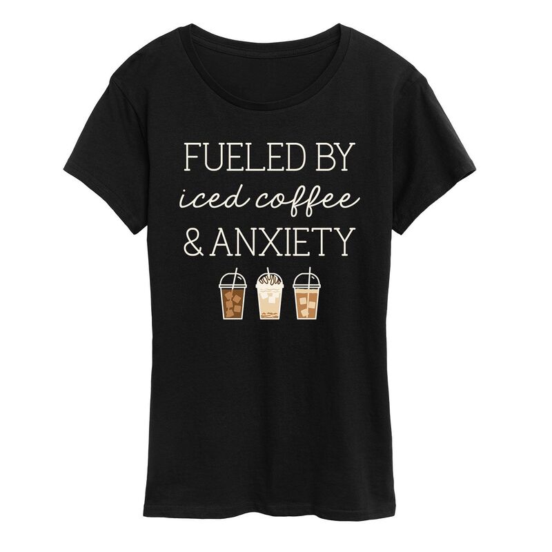 アニメキャラクター レディース トップス Tシャツ グラフィック Licensed Character Women's Iced Coffee Can FiGraphic Tee That Graphic Tee Black ブラック