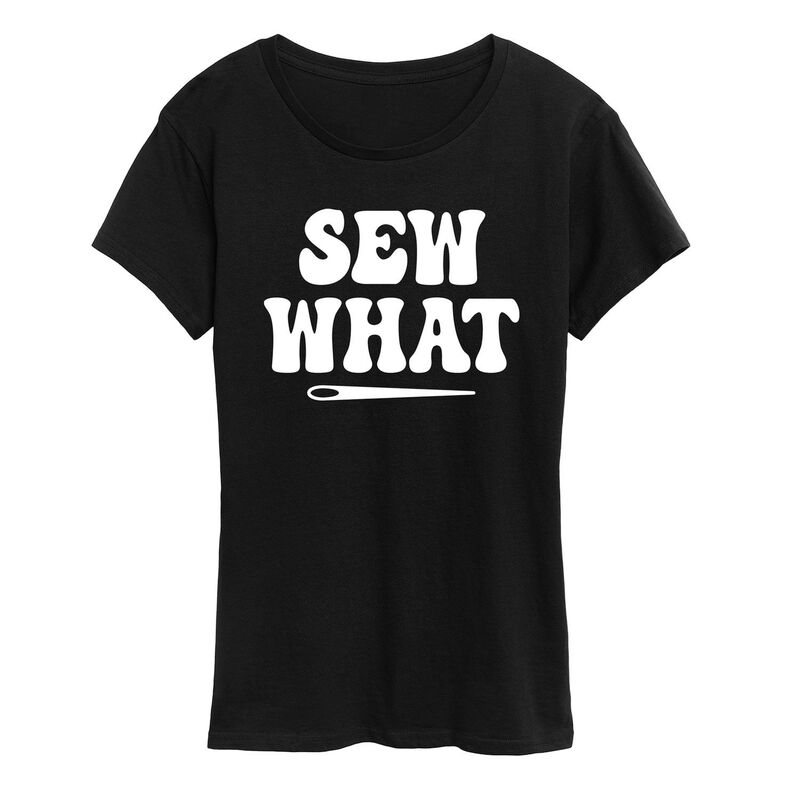 アニメキャラクター レディース トップス Tシャツ グラフィック Licensed Character Women'sewhat Graphic Tee Black ブラック