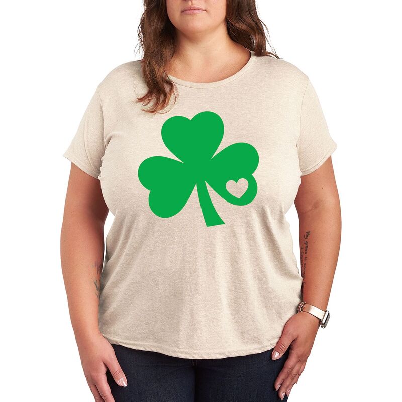 アニメキャラクター レディース トップス Tシャツ プラスサイズ グラフィック Licensed Character Plushamrock Punch Out Graphic Tee Birch