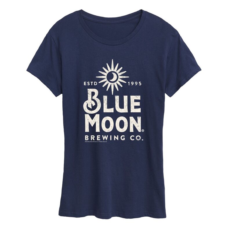アニメキャラクター レディース トップス Tシャツ グラフィック Licensed Character Women's Blue Moon Stacked Graphic Tee Navy ネイビー