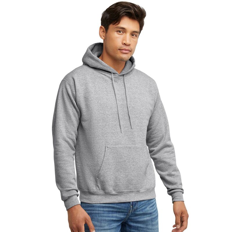 ヘインズ メンズ トップス Tシャツ スウェットール パーカー Big & Tall Hanes EcoSmart Hoodie Sweatshirt Light Steel