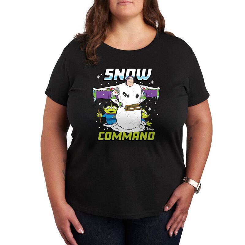 ディズニー ピクサー レディース トップス Tシャツ グラフィック Disney / Pixar's Toy Story Buzz Lightyear Women'snow Command Graphic Tee Black ブラック