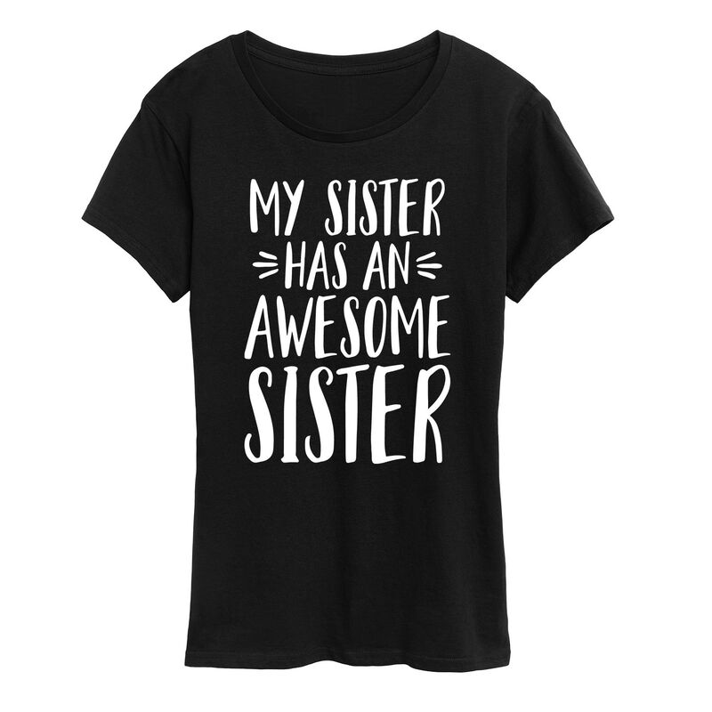 アニメキャラクター レディース トップス Tシャツ グラフィック Licensed Character Women's My Sister Has Awesome Sister Graphic Tee Black ブラック 6,106円