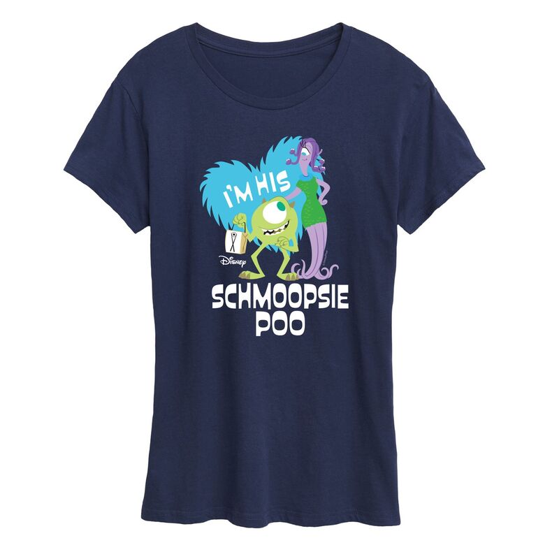 ディズニー ピクサー レディース トップス Tシャツ グラフィック Disney / Pixar's Monsters Inc. Women'schmoopsie Poo Graphic Tee Navy ネイビー