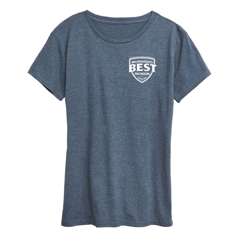 アニメキャラクター レディース トップス Tシャツ グラフィック Licensed Character Women's Milwaukee's Best Premium Graphic Tee Heather Blue ヘザー
