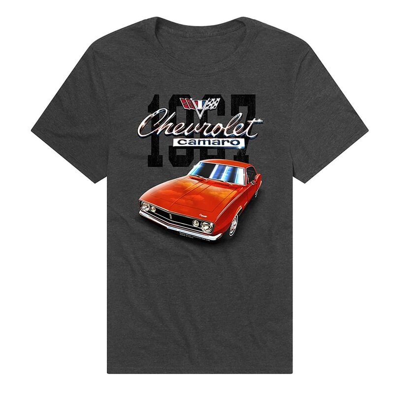 アニメキャラクター メンズ トップス Tシャツ グラフィック Licensed Character Men's Chevrolet Camaro Graphic Tee Charcoal チャコール