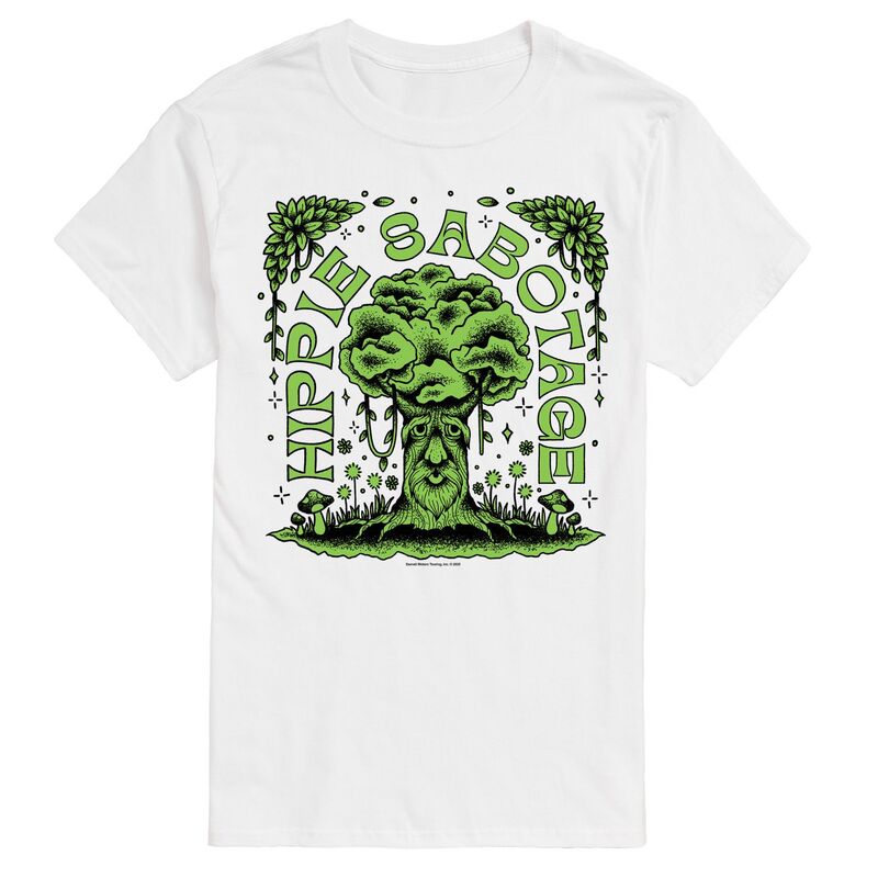 アニメキャラクター メンズ トップス Tシャツ トール グラフィック Licensed Character Big & Tall Hippie Sabotage Tree Graphic Tee White ホワイト