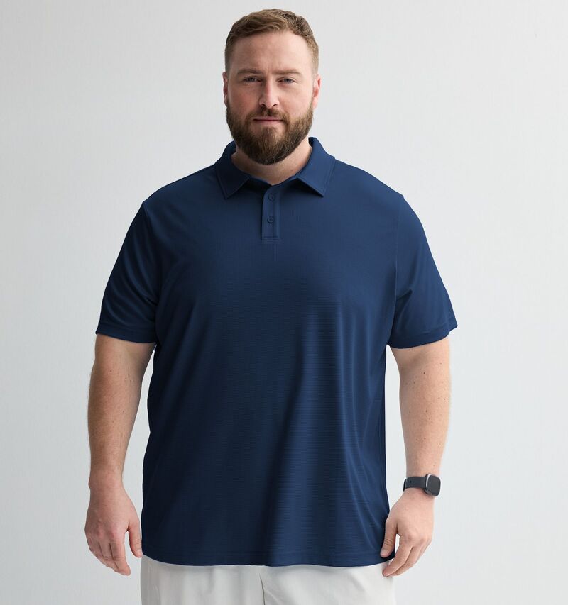 Tek Gear メンズ トップス Tシャツ ポロシャツ トール Big & Tall Tek Gear Dry Tek Polo Blue Beauty ブルー