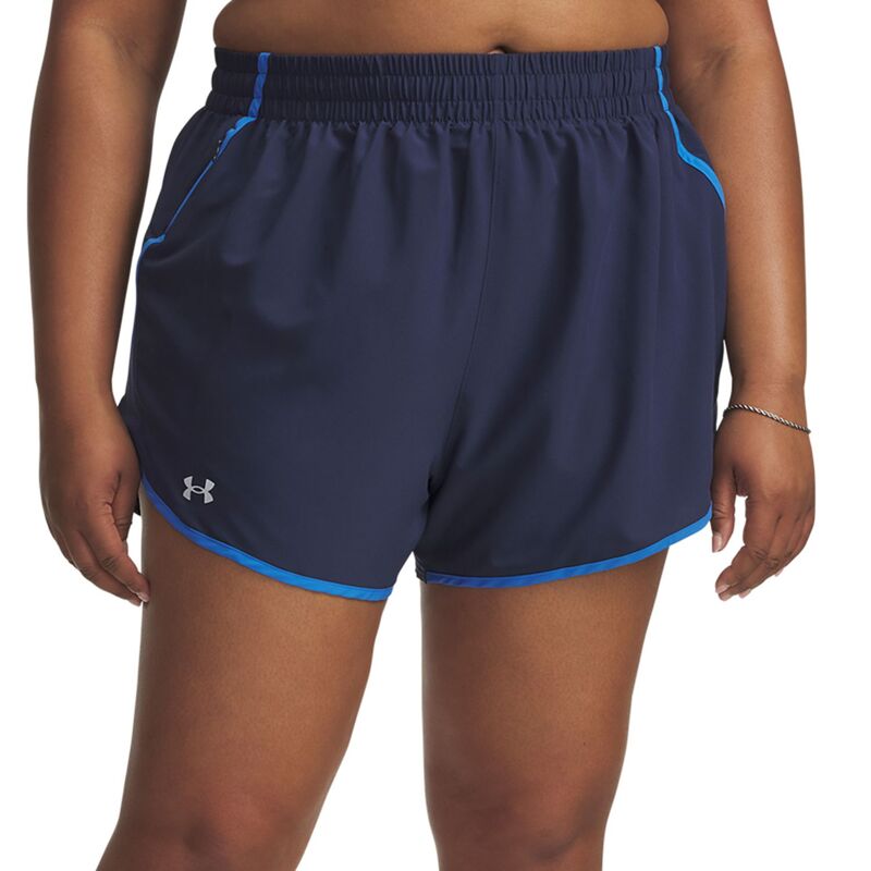 アンダーアーマー レディース ボトムス ハーフパンツ・ショーツ プラスサイズ ショートパンツ Plusize Under Armour Fly-By Shorts Washed Navy ネイビー