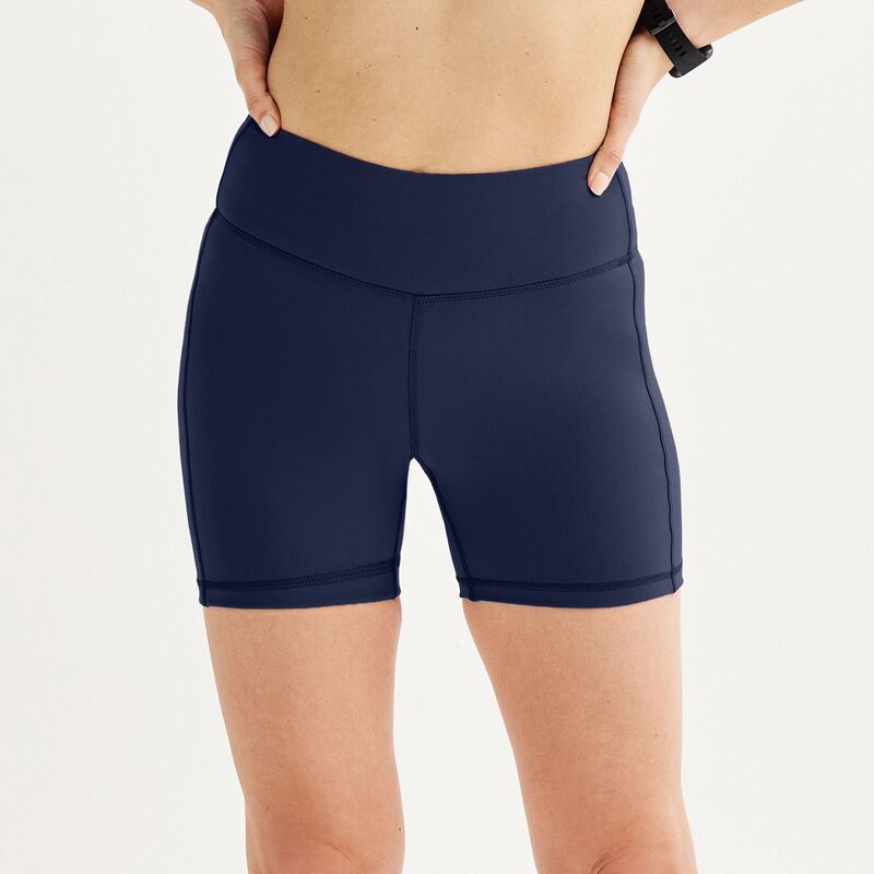 Tek Gear レディース ボトムス ハーフパンツ・ショーツ プラスサイズ ショートパンツ Women's Tek Gear Essential Soft Bike Shorts in Regular & Plus Navy Romance ネイビー