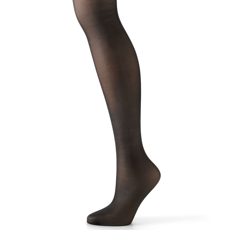 ヘインズ レディース アンダーウェア 靴下 シアー シルク Hanesilk Reflections Lasting Sheer Pantyhose Jet Black ブラック