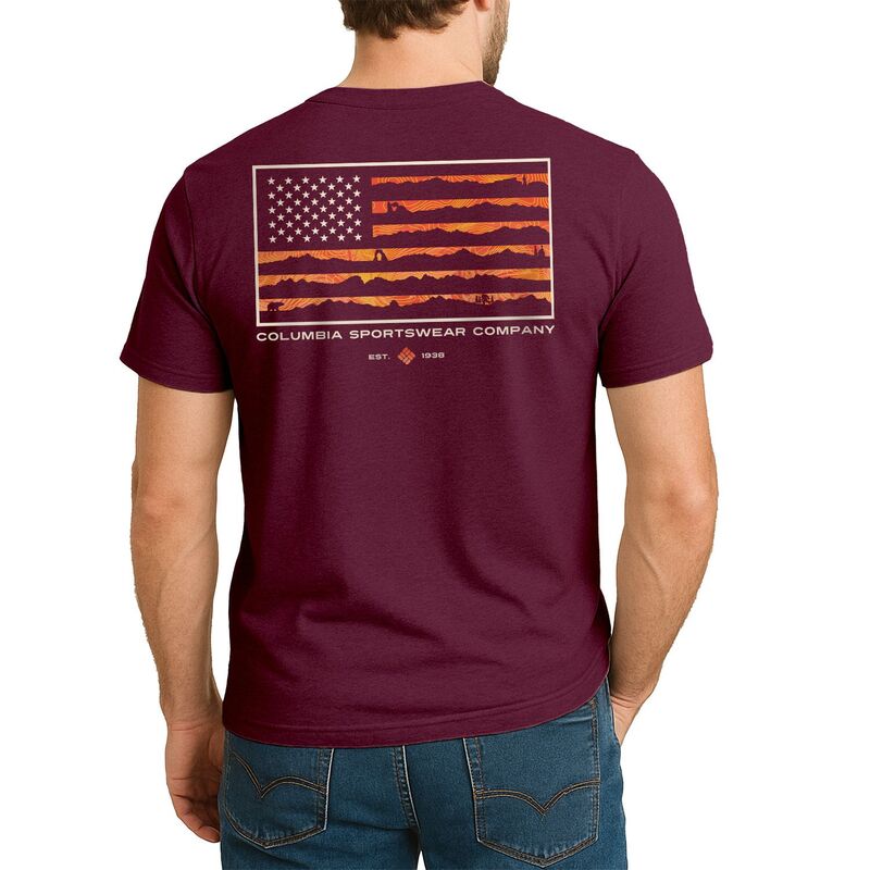 コロンビア メンズ トップス Tシャツ グラフィック Men's Columbia Trejo Graphic Tee Burgundy バーガンディ 5,586円