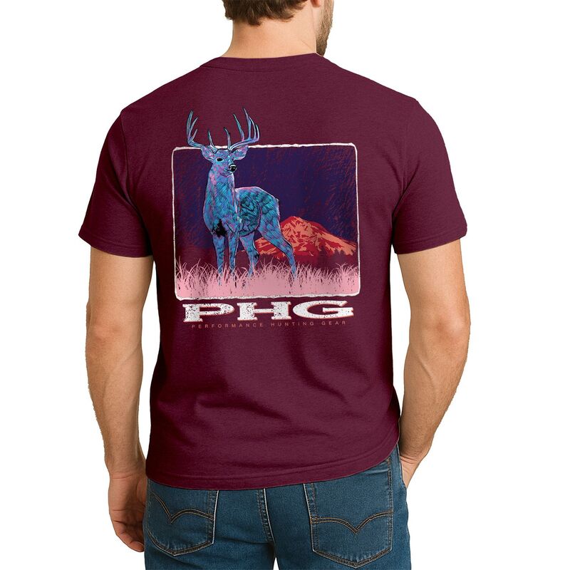 コロンビア メンズ トップス Tシャツ グラフィック Men's Columbia Fain PHGraphic Tee Burgundy バーガンディ