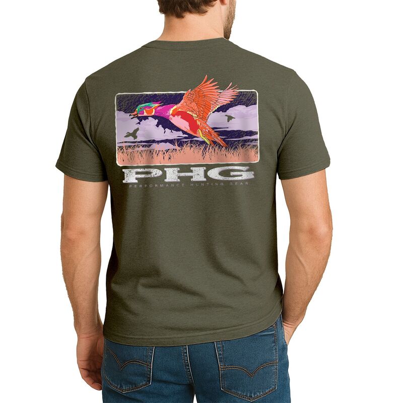コロンビア メンズ トップス Tシャツ グラフィック Men's Columbiarboreal PHGraphic Tee Military Green グリーン