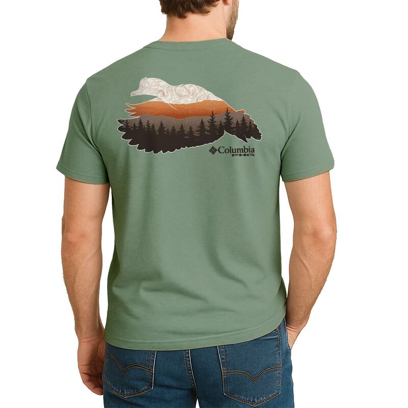 コロンビア メンズ トップス Tシャツ グラフィック Men's Columbia Sync PHGraphic Tee Canyon Green グリーン
