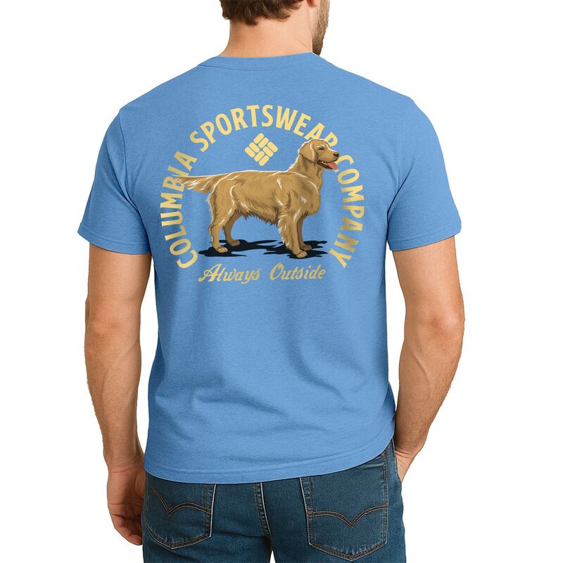コロンビア メンズ トップス Tシャツ グラフィック Men's Columbia Graphic Tee Steel Blue Golden ブルー