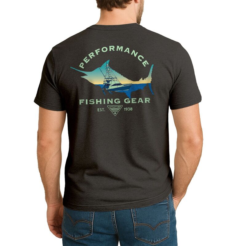 コロンビア メンズ トップス Tシャツ グラフィック Men's Columbia PFGraphic Tee Black Boat ブラック