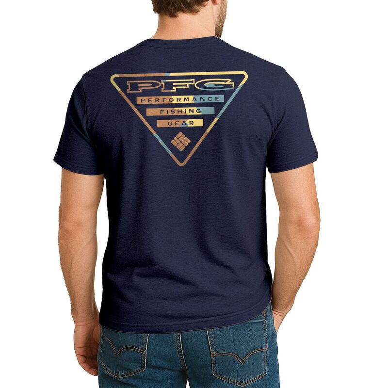 コロンビア メンズ トップス Tシャツ グラフィック Men's Columbia PFGraphic Tee Oxford Blue ブルー