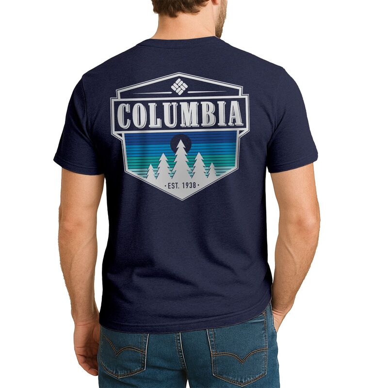 コロンビア メンズ トップス Tシャツ グラフィック Men's Columbia Graphic Tee Blue Trees ブルー