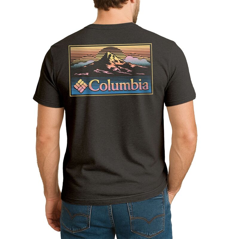 コロンビア メンズ トップス Tシャツ グラフィック Men's Columbia Graphic Tee Black Mountain ブラック