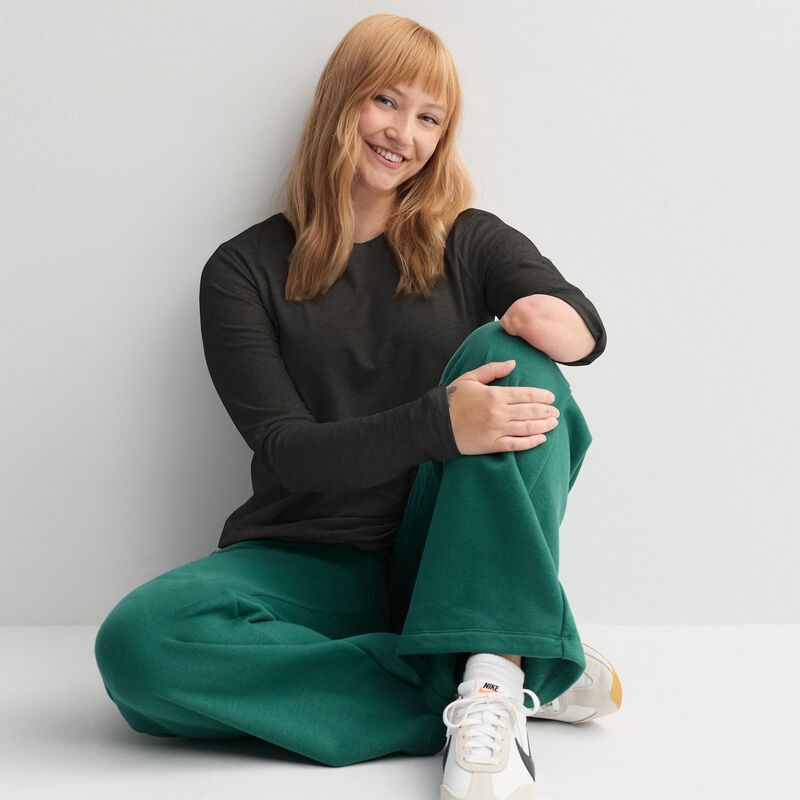 ソノマ レディース トップス Tシャツ クルーネック Women'sonoma Goods For Life Adaptiveveryday Long Sleeve Crewneck T-Shirt Pitch Black ブラック