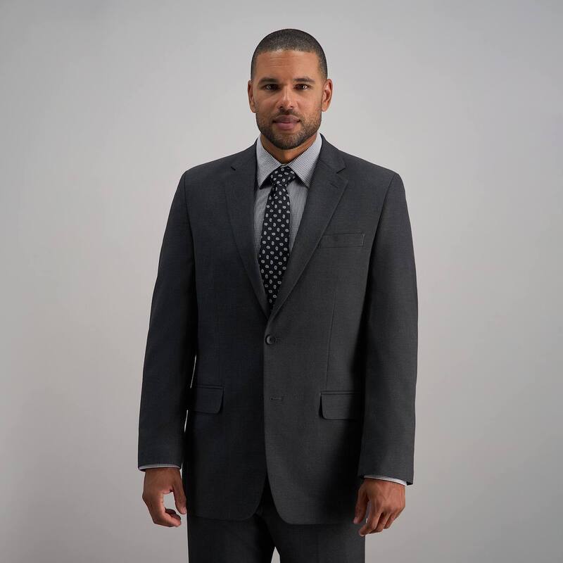 ハガー メンズ アウター ジャケット・ブルゾン Men's Haggar Premium Classic-Fit Stretch Suit Jacket Dark Gray グレー
