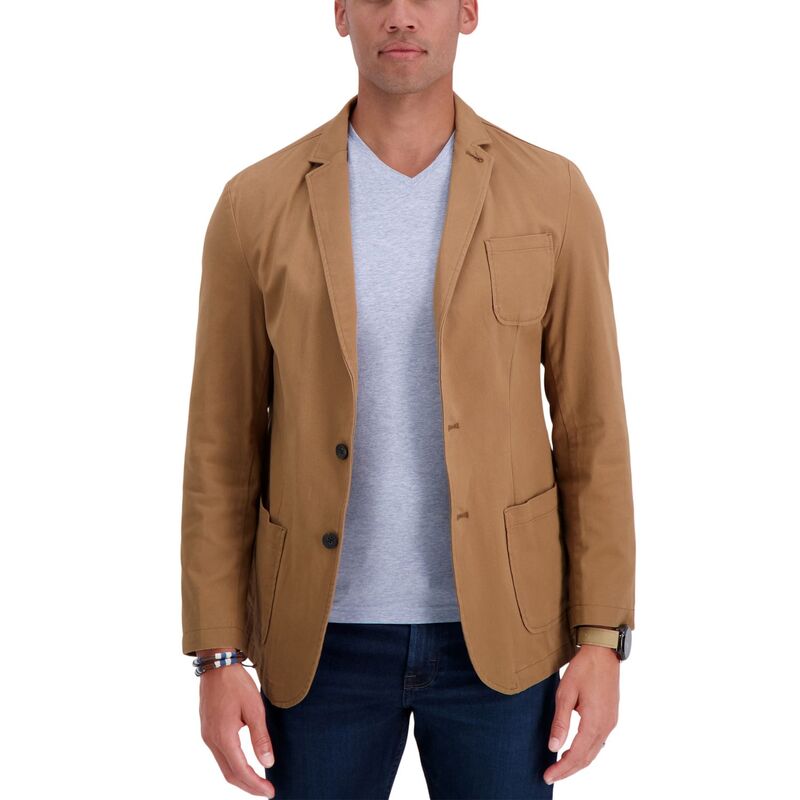 ハガー メンズ アウター 上衣・上衣 Men\u0027s Haggar Smart Wash Comfort Stretch Slim-Fit Sport Jacketoast