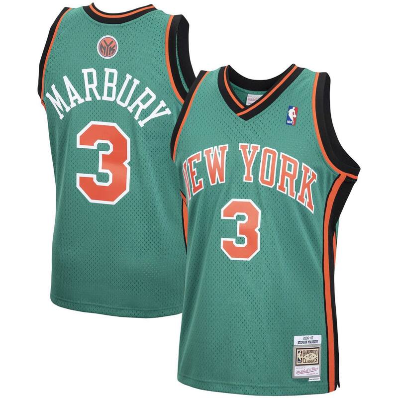 ミッチェル&ネス メンズ トップス Tシャツ ジャージー Men's Mitchell & Nesstephon Marbury Greenew Yorknicks 2001/02 Hardwood Classicswingman Jersey Kni Green グリーン 27,160円