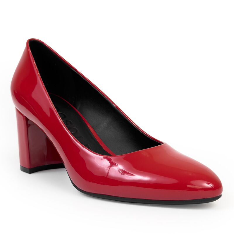 エアロソールズ レディース シューズ パンプス レザー Aerosoles Betsy Women Leather Dress Pumps Red Patent レッド