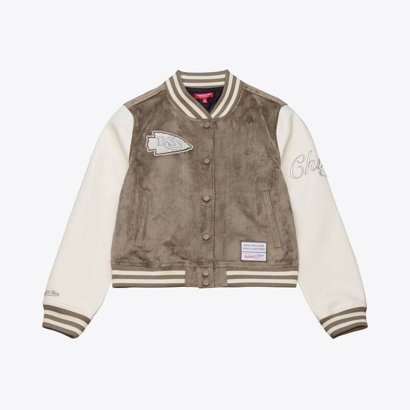 ミッチェル\u0026ネス レディース アウター 上衣・上衣 Women\u0027s Mitchell \u0026 Ness Tan Kansas City Chiefs Full-Snap Varsity Jacket Chf Multi マルチ色つや