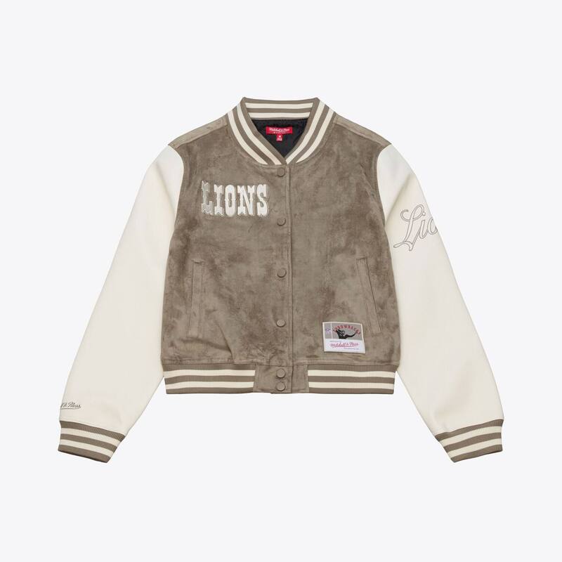 ミッチェル\u0026ネス レディース アウター 上衣・上衣 Women\u0027s Mitchell \u0026 Ness Tan Detroit Lions Full-Snap Varsity Jacket Lns Multi マルチ色つや