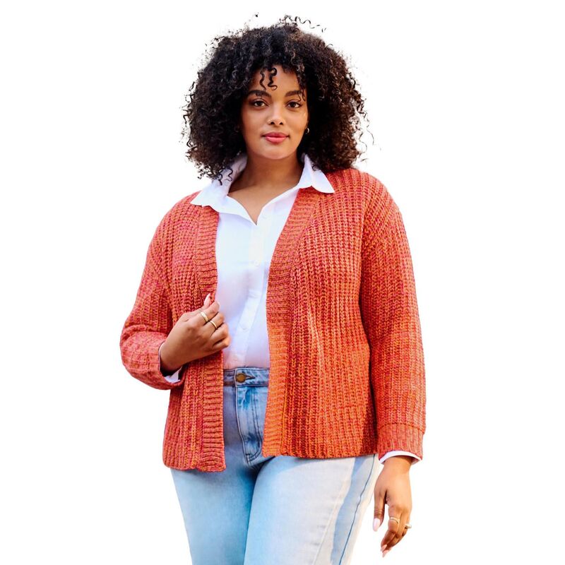 アベニュー レディース アウター ニット・セーター Vネック プラスサイズ Avenue Women's Plusize V-Neck Tunic Sweater Warmulti マルチカラー