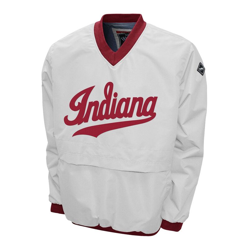 アンブランデッド メンズ アウター 上衣・上衣 Unbranded Men\u0027s Indiana Hoosiers Members Windshell Pullover Ind White 白いこと メンズファッション-コート・ジャケット